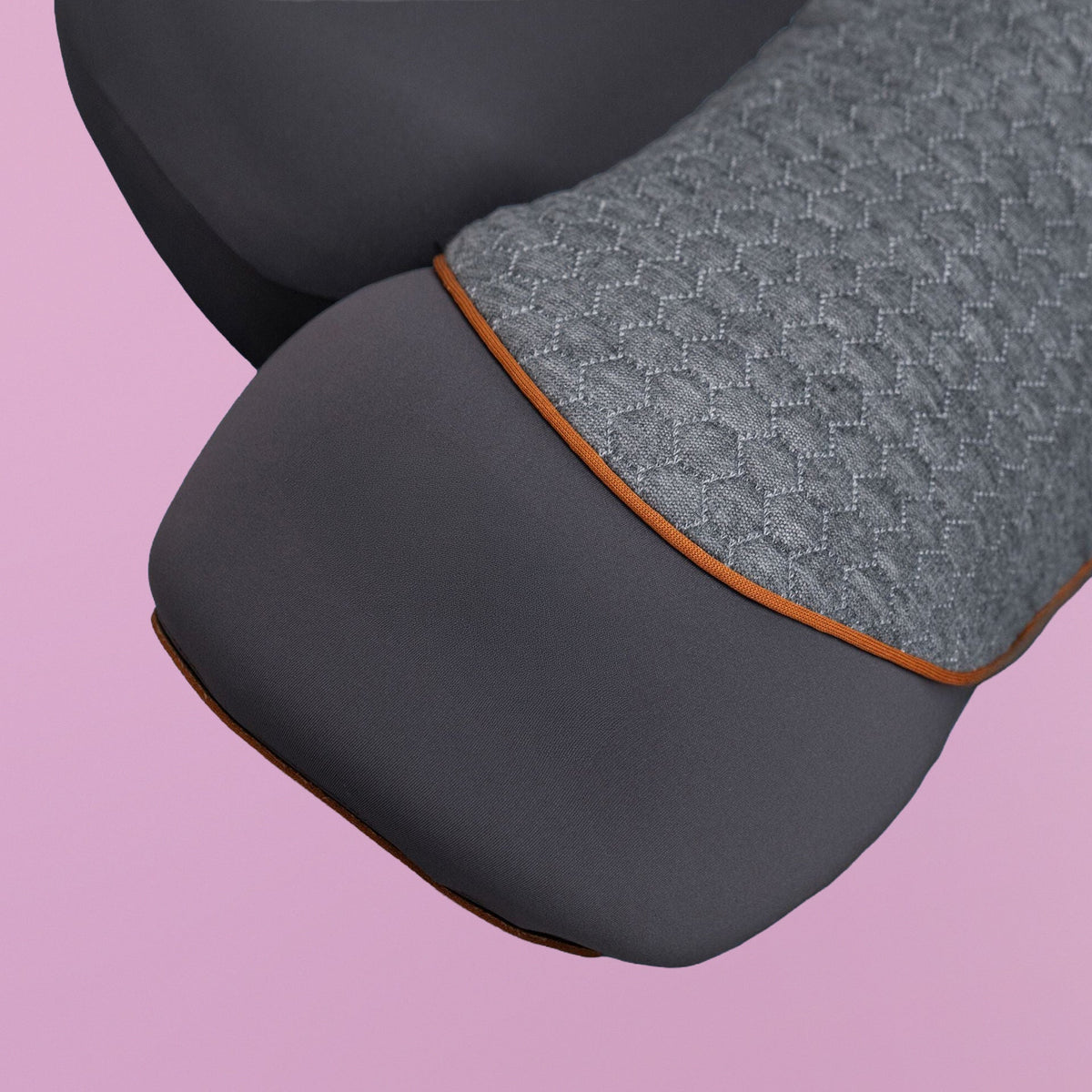 Neck relief pillow in use