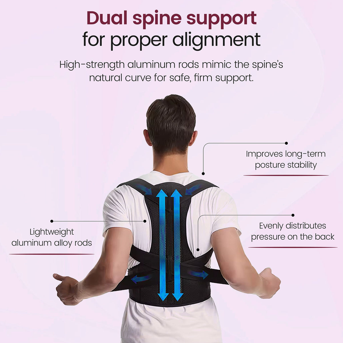 Posture corrector straps