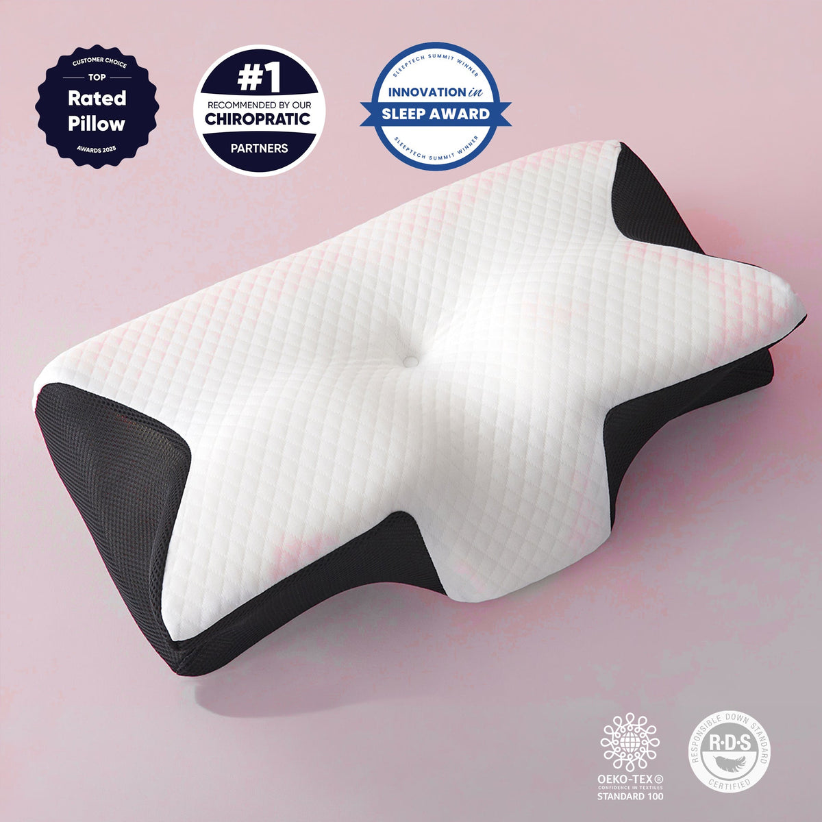 RestAlign pillow black cover