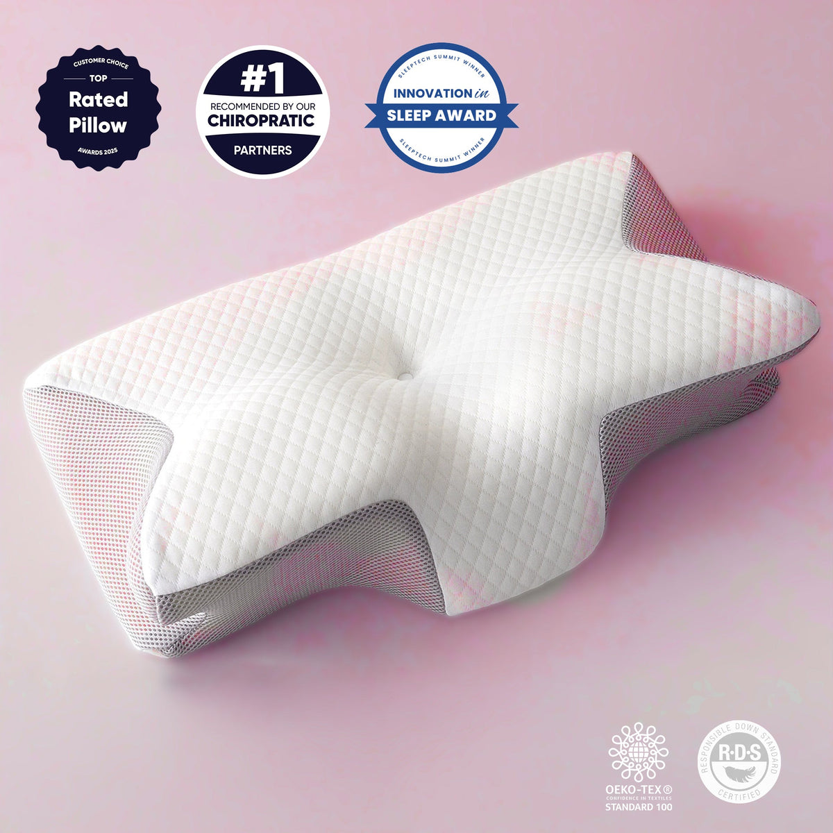RestAlign pillow gray cover