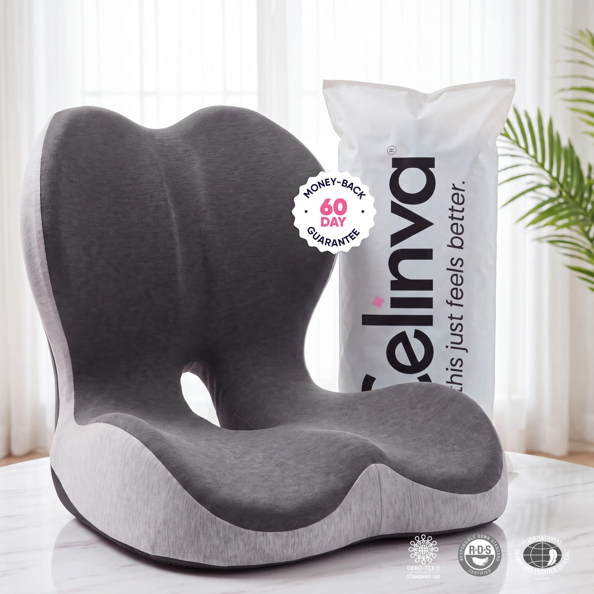 Orthopedic cushion 2.0 with back support