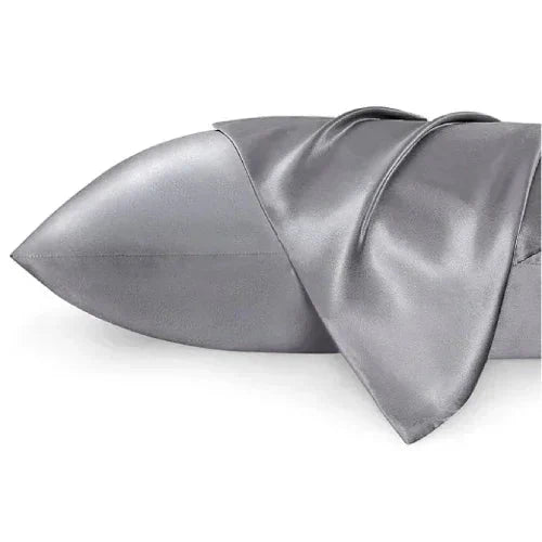 Cooling silk pillowcase set